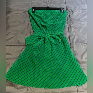 Express - Strapless Dress With Belt